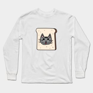 Cat Bread Doodle Long Sleeve T-Shirt